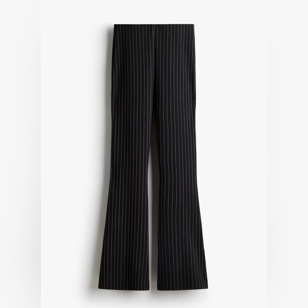 Black Pinstripe Women's Pants